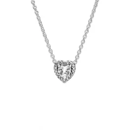 Pandora  - Kiemelt szív nyaklánc - 398425C01-45