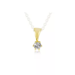 Moon Diamonds  - gyémántköves arany medál 40-00231-1250F