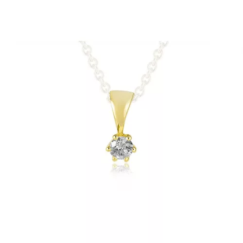 Moon Diamonds  - gyémántköves arany medál 40-00231-1250F