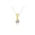 Moon Diamonds  - gyémántköves arany medál 40-00231-1250F