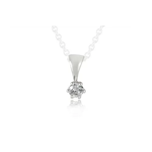 Moon Diamonds  - gyémántköves fehérarany medál 40-00231-1255F