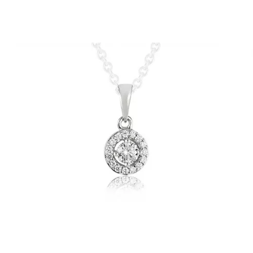 Moon Diamonds  - gyémántköves fehérarany medál 40-00373-1255F