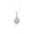 Moon Diamonds  - gyémántköves fehérarany medál 40-00373-1255F