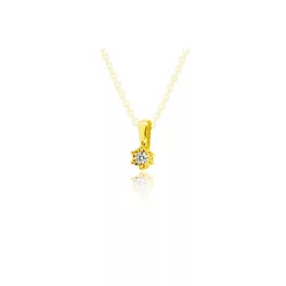 Moon Diamonds  - gyémántköves aranymedál 40-01674-1251F