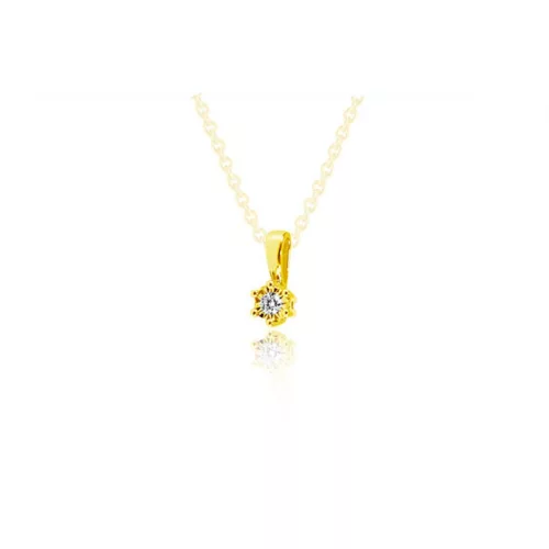 Moon Diamonds  - gyémántköves aranymedál 40-01674-1251F