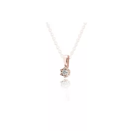  Moon Diamonds  - Gyémántköves rozé arany medál 40-01674-1258F