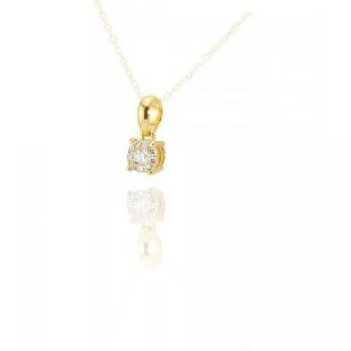Moon Diamonds  - 9 gyémántos arany medál 40-70588-1250F