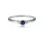 Moon Diamonds  - Zafir köves fehér arany gyűrű 50-00613-1555/54