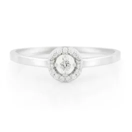   Moon Diamonds  - Gyémántköves fehérarany gyűrű 50-01020-1255/54