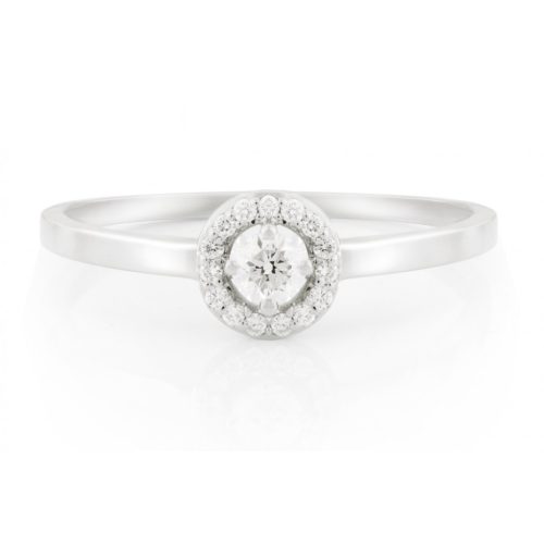 Moon Diamonds  - Gyémántköves fehérarany gyűrű 50-01020-1255/54