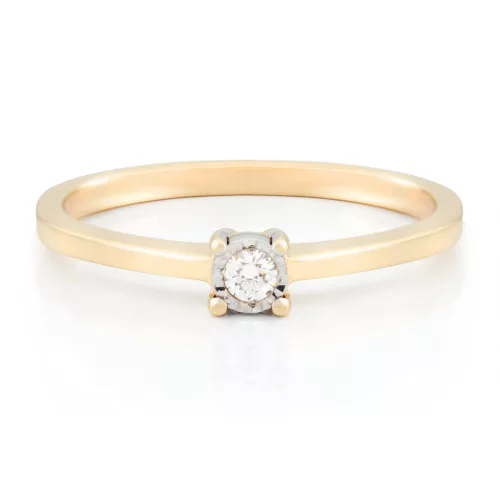 Moon Diamonds  - Gyémántköves arany gyűrű 50-01160-1251/52