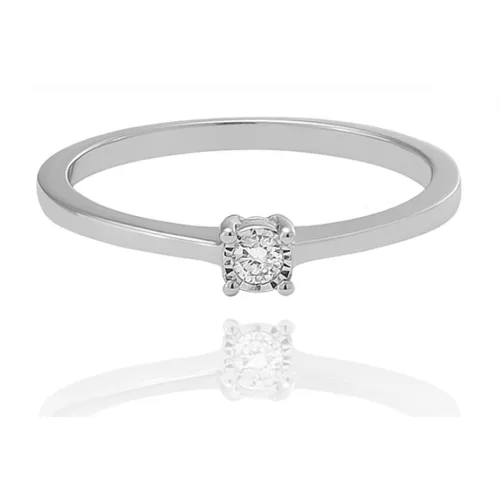 Moon Diamonds  - Gyémántköves fehérarany gyűrű 50-01160-1255/54