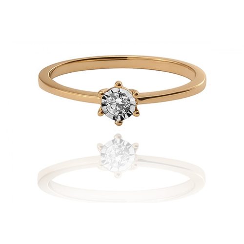 Moon Diamonds  - Gyémántköves arany gyűrű 50-01168-1251F/52