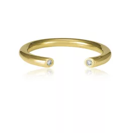   Moon Diamonds  - nyitott végű gyémántköves arany gyűrű 50-01169-1250/52
