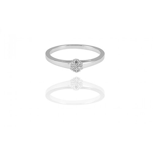 Moon Diamonds  - Gyémántköves fehérarany gyűrű 50-01281-1255F/54
