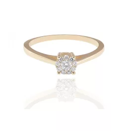  Moon Diamonds  - Gyémántköves arany gyűrű 50-70589-1250F/50