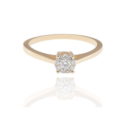 Moon Diamonds  - Gyémántköves arany gyűrű 50-70589-1250F/52