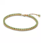 Pandora  - Szikrázó zöld tenisz karkötő - 561469C02-18
