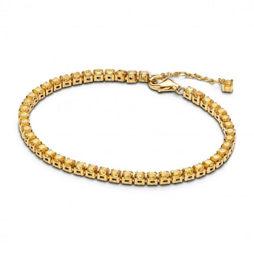 Pandora  - Szikrázó sárga tenisz karkötő - 561469C03-18