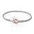 Pandora - Signature kéttónusú T-kapcsos kígyólánc karkötő - 582309C00-21