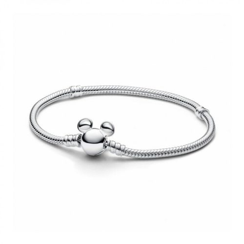 Pandora  - Disney Mickey egér kapcsos Moments kígyólánc karkötő - 593061C00-16