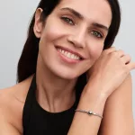Pandora  - Kerek Pandora kapcsos csavart kígyólánc karkötő - 593757C00-19