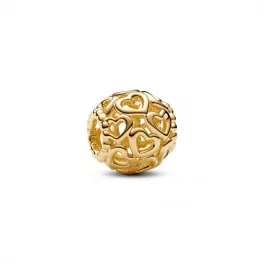 Pandora  - Áttört szív charm