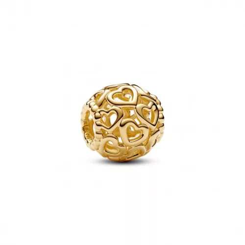Pandora  - Áttört szív charm