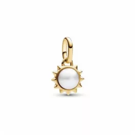 Pandora  - ME édesvízben tenyésztett gyöngyös nap mini függő charm - 763035C01