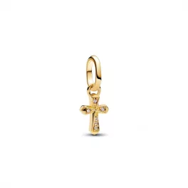 Pandora  - Szikrázó kereszt mini függő charm