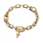 Pandora  - Szikrázó kereszt mini függő charm