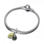 Pandora  - Avokádó dupla függő charm - 763405C01