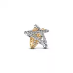 Pandora  - Szikrázó összefonódó csillag charm - 763590C01