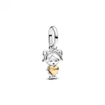 Pandora  - Vidám kislány függő charm - 763601C00