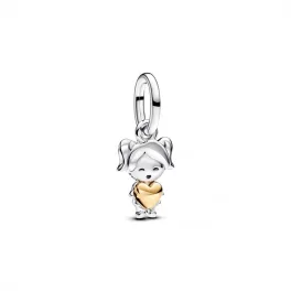 Pandora  - Vidám kislány függő charm - 763601C00