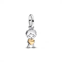 Pandora  - Vidám kisfiú függő charm - 763602C00