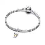 Pandora  - Vidám kisfiú függő charm - 763602C00