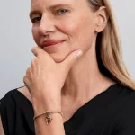 Pandora  - Gravírozható szív és nyíl dupla függő charm
