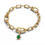 Pandora  - Zöld teknős mini függő charm - 763823C01