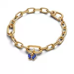 Pandora  - Kék pillangó mini függő charm - 763825C01