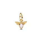 Pandora  - Fehér méh mini függő charm - 763826C01