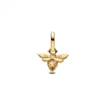 Pandora  - Fehér méh mini függő charm - 763826C01