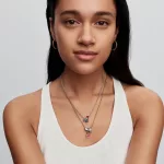 Pandora  - Disney Vaiana virág függő charm