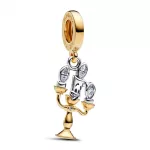 Pandora  - Disney Szépszég és a szörnyeteg Lumiere függő charm - 763985C01