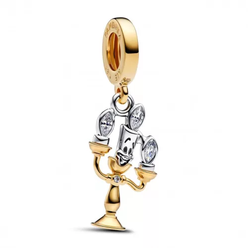 Pandora  - Disney Szépszég és a szörnyeteg Lumiere függő charm - 763985C01