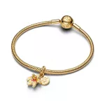 Pandora  -  Disney Aranyhaj és a nagy gubanc aranyvirág foszforeszkáló charm - 764020C01