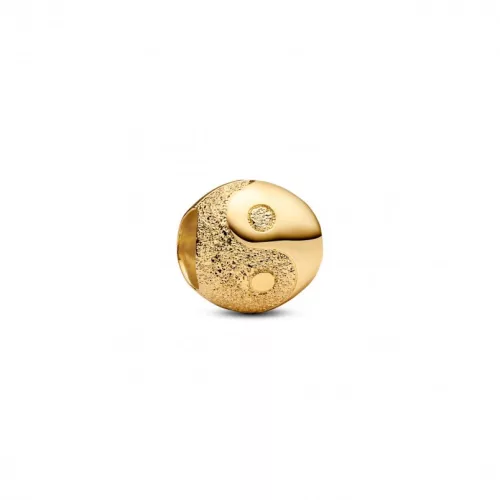 Pandora  - Texturált jin és jang mini charm