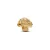 Pandora  - Texturált gomba mini charm - 764048C00