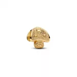 Pandora  - Texturált gomba mini charm