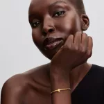 Pandora  - Texturált gomba mini charm